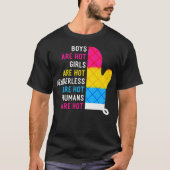 Panseual Pride Definition, Funny Panseuality P T-shirt (Voorkant)