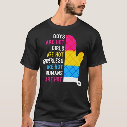 Panseual Pride Definition, Funny Panseuality P T-shirt (Voorkant)