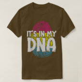 Panseual vingerafdruk Pan Pride Month DNA LGBTQ Pa T-shirt (Design voorkant)