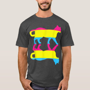 Panseudo-actie Vlag dierenkat Mensenrechten LGBT-p T-shirt