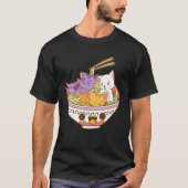Pansexual Anime Ramen T-shirt Japanse katten Nood (Voorkant)