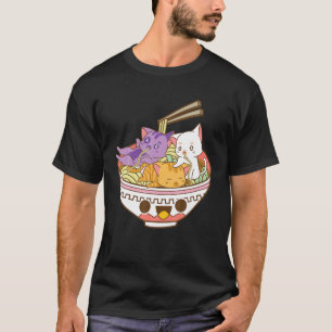 Pansexual Anime Ramen T-shirt Japanse katten Nood