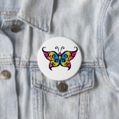 Pansexual Butterfly Ronde Button 7,6 Cm (In situ)