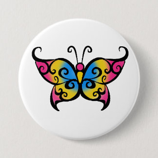 Pansexual Butterfly Ronde Button 7,6 Cm