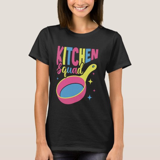 Pansexual Chef Grappig LGBTQ Keuken Squad Pan Prid T-shirt (Voorkant)
