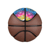 Pansexual Dragon Damask - Pride Flag Colors Basketbal (Rechts)