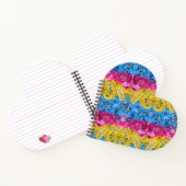 Pansexual Dragon Damask - Pride Flag Colors Notitieboek (Binnen)