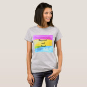 Pansexual en Trotse Waterverf T-shirt (Voorkant volledig)