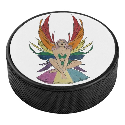 Pansexual Faerie Hockey Puck (3/4)