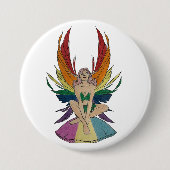 Pansexual Faerie Ronde Button 7,6 Cm (Voorkant)