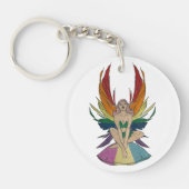Pansexual Faerie Sleutelhanger (Voorkant)