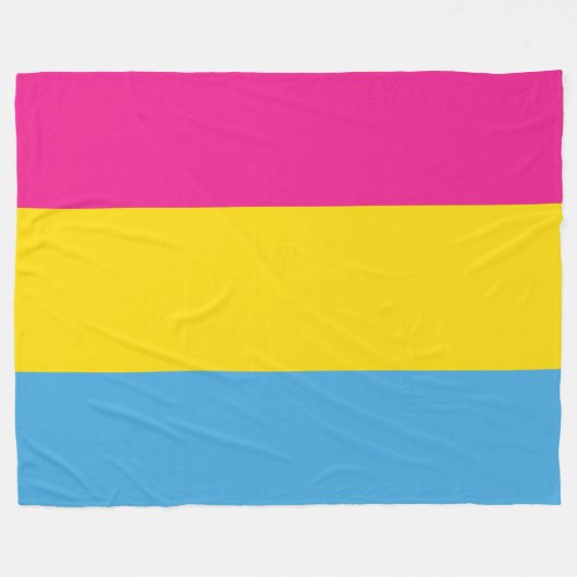 Pansexual Flag Fleece Blankets (Voorkant (Horizontaal))