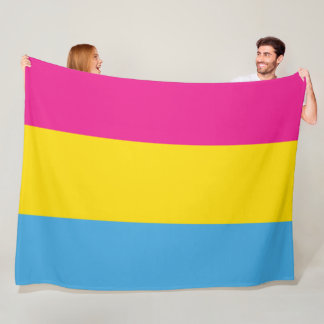 Pansexual Flag Fleece Blankets Deken
