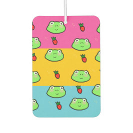 Pansexual Flag Frogcore and Strawberry Lover Luchtverfrisser