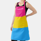 Pansexual Flag Monogrammed Schort (Insitu)