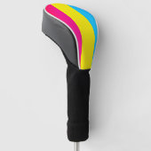 Pansexual Flag & Pride Love golf community /LGBT Golfheadcover (Schuin)
