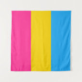 Pansexual Flag Square Wandkleed (Voorkant)