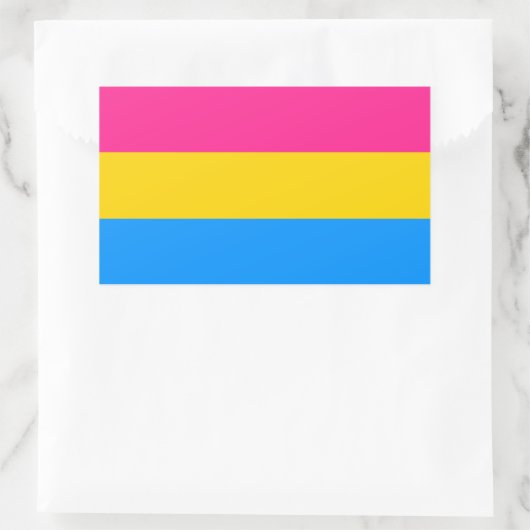 Pansexual flag stickers (Tas)