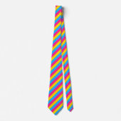 Pansexual Flag, Stripes & Pride community business Stropdas (Voorkant)