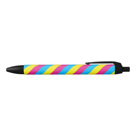 Pansexual Flag Swirl Pen (Bovenkant)