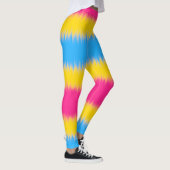 Pansexual Flag Wide Stripe Leggings (Rechts)