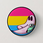 Pansexual Freshno Night Crawler Pride Pin Ronde Button 5,7 Cm (Voorkant)