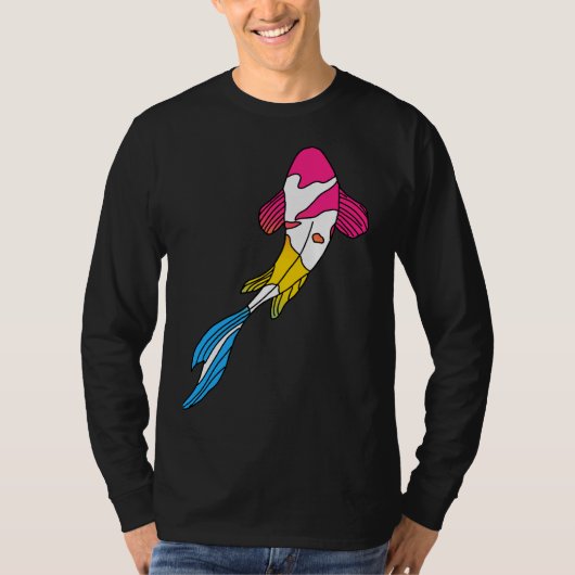 Pansexual Koi Vis T-shirt (Voorkant)