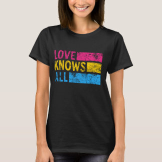 Pansexual  liefde kent alle pansexual trots t-shirt