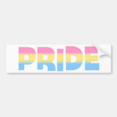 Pansexual/Omnisexual Pride Bumpersticker (Voorkant)