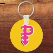 PANSEXUAL P SYMBOOL 3D SLEUTELHANGER (Voorkant)