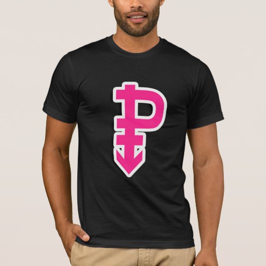 PANSEXUAL P SYMBOOL 3D T-SHIRT (Voorkant)