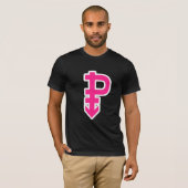 PANSEXUAL P SYMBOOL 3D T-SHIRT (Voorkant volledig)