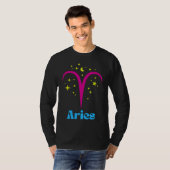 Pansexual Pan Aries Zodiac Sign Astrology LGBTQ LG T-shirt (Voorkant volledig)