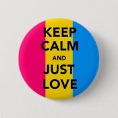 Pansexual Pin Ronde Button 5,7 Cm (Voorkant)