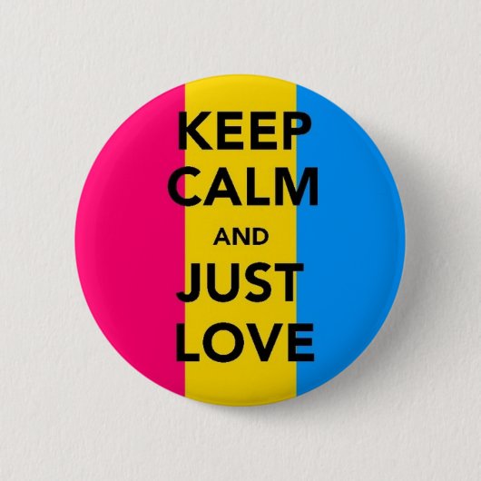 Pansexual Pin Ronde Button 5,7 Cm (Voorkant)