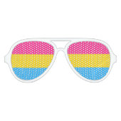 Pansexual Pride Aviator Zonnebril (Voorkant)