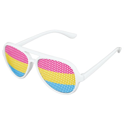 Pansexual Pride Aviator Zonnebril (Gekanteld)