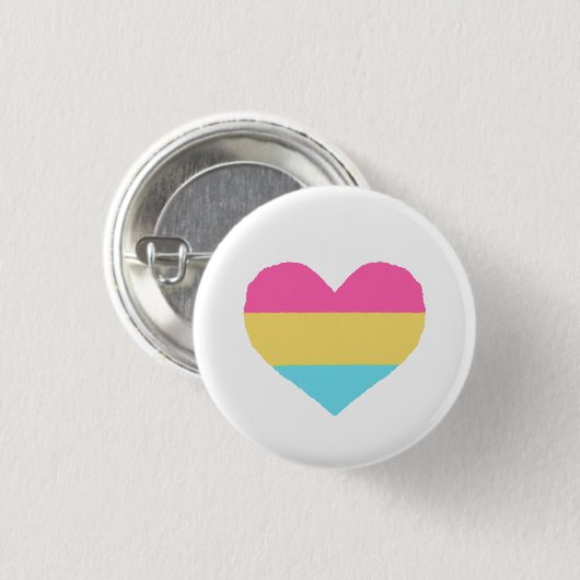 Pansexual Pride badge Ronde Button 3,2 Cm (Voorkant /achterkant)