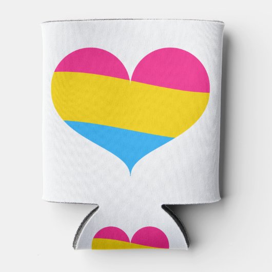 Pansexual Pride Blikjeskoeler (Voorkant)