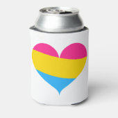 Pansexual Pride Blikjeskoeler (Blikje Achterkant)
