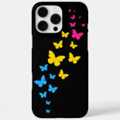 Pansexual Pride Butterfly Trail Case-Mate iPhone Case (Achterkant)