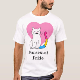 Pansexual Pride Cat T-shirt