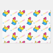 Pansexual Pride Cat - wees jezelf Inpakpapier Vel (Voorkant 2)