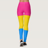 Pansexual Pride Colors Leggings (Achterkant)