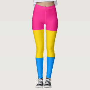 Pansexual Pride Colors Leggings