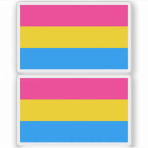 Pansexual Pride Colors Sticker