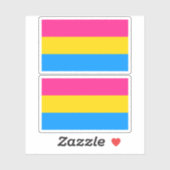 Pansexual Pride Colors Sticker (Vel)