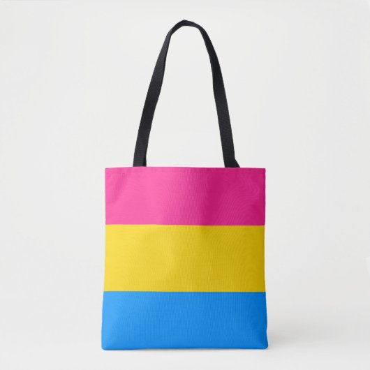 Pansexual Pride Colors Tote Bag (Voorkant)