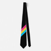 Pansexual Pride Diagonaal Stropdas: gedurfde kleur Stropdas (Voorkant)