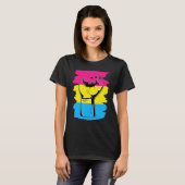 Pansexual Pride Eerste Pansexualiteit Vlag Queer P T-shirt (Voorkant volledig)